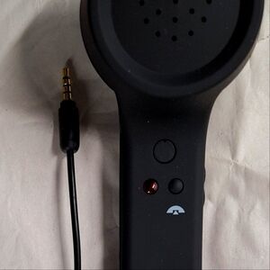 Telephone headset. 3.5 mm jack. Black.